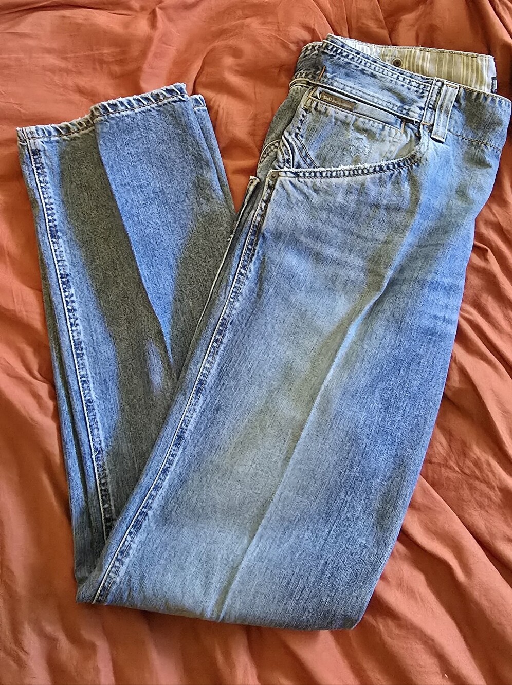 Vintage Dolce & Gabbana Ittierre Light Blue Straight Leg Jeans